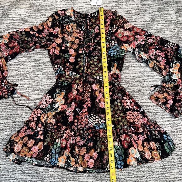 NWT Ted Baker HENDRIA MINI DRESS WITH RUFFLE DETAILS Size 0/ XS - Picture 10 of 15